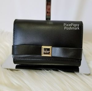 OFFER Kate Spade Darla Bow ID Key Ring Card Wallet